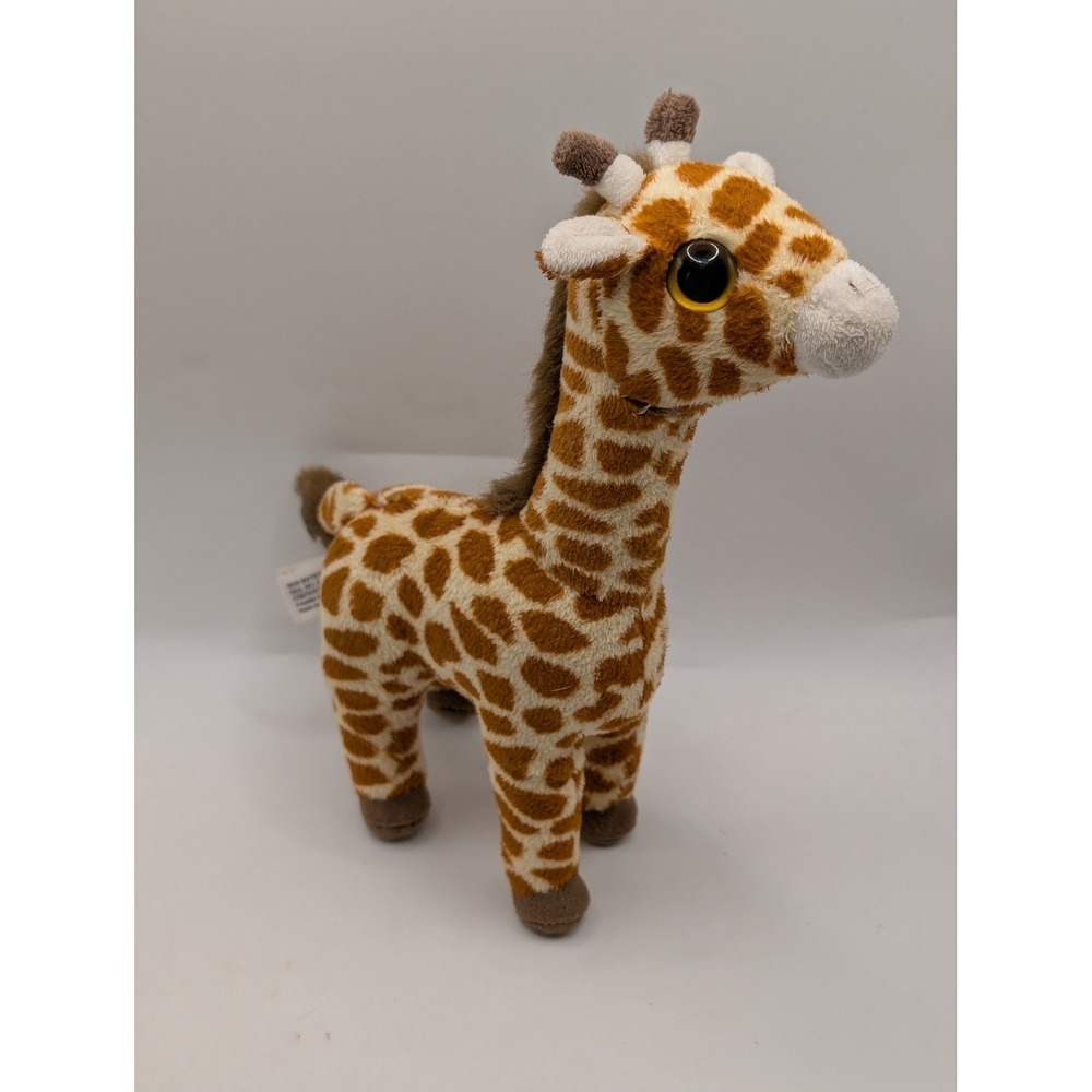 Ty Beanie Boos Topper Giraffe Plush Gold Glitter Eye Spotted Stuffed Animal 8.5"